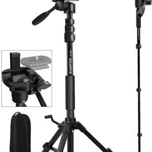 69 Inch, Patented 3-Way Swivel Portable Phone Tripod Professional Aluminum Alloy